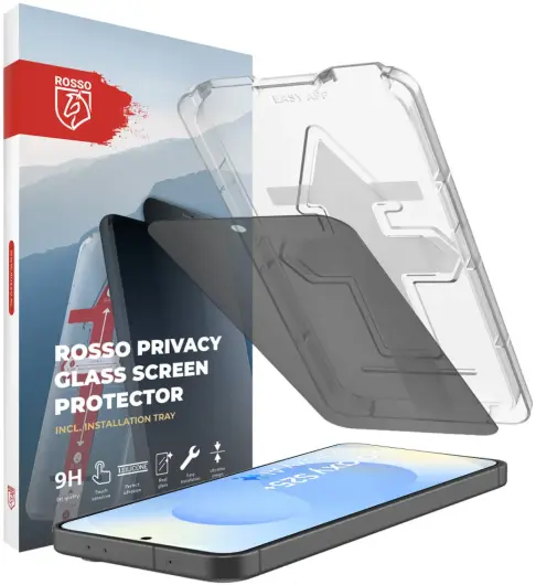 Rosso Samsung Galaxy S25 Plus Privacy Glass met Installatietray Dust Removal afbeelding 1
