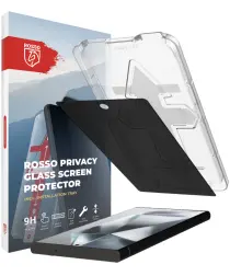 Rosso Samsung Galaxy S25 Ultra Privacy Glass met Installatietray Dust Removal