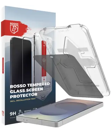 Rosso Samsung Galaxy S25 Ultra Privacy Glass met Installatietray Dust Removal Screen Protectors