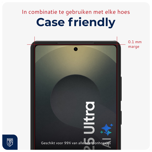Rosso Samsung Galaxy S25 Ultra Privacy Glass met Installatietray Dust Removal afbeelding 9
