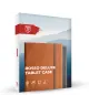 Rosso Deluxe Apple iPad Air 13 (2024) Hoes Book Case Echt Leer Bruin