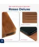 Rosso Deluxe Apple iPad Air 13 (2024) Hoes Book Case Echt Leer Bruin