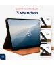 Rosso Deluxe Apple iPad Air 10.9 (2020/2022) Hoes Book Case Echt Leer Bruin