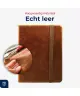 Rosso Deluxe Apple iPad Mini 7 / 6 Hoes Book Case Echt Leer Bruin