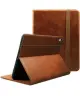 Rosso Deluxe Apple iPad 10.9 (2022) Hoes Book Case Echt Leer Bruin