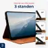 Rosso Deluxe OnePlus Pad 2 Hoes Book Case Echt Leer Bruin afbeelding 5