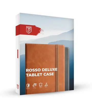 Rosso Deluxe iPad Pro 11 (2022/2021/2020/2018) Hoes Book Case Echt Leer Zwart Hoesjes