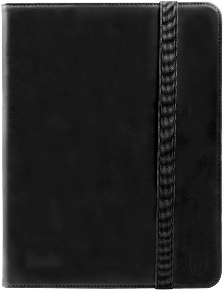 Rosso Deluxe Apple iPad 10.2 / Pro 10.5 Hoes Book Case Echt Leer Zwart afbeelding 9