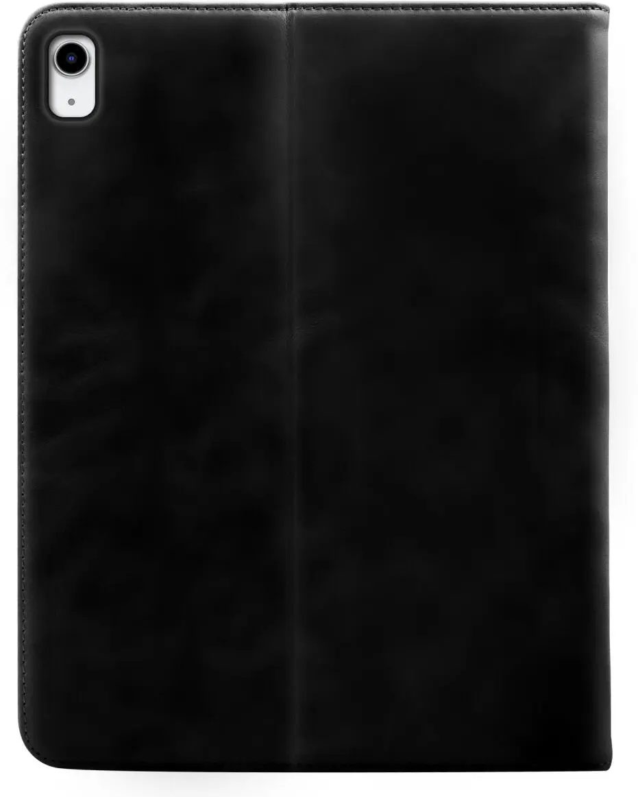 Rosso Deluxe Apple iPad 10.2 / Pro 10.5 Hoes Book Case Echt Leer Zwart afbeelding 2