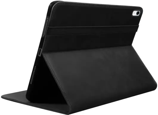 Rosso Deluxe Apple iPad 10.2 / Pro 10.5 Hoes Book Case Echt Leer Zwart afbeelding 7