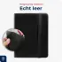 Rosso Deluxe Apple iPad 10.2 / Pro 10.5 Hoes Book Case Echt Leer Zwart afbeelding 3