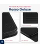 Rosso Deluxe Apple iPad Mini 7 / 6 Hoes Book Case Echt Leer Zwart