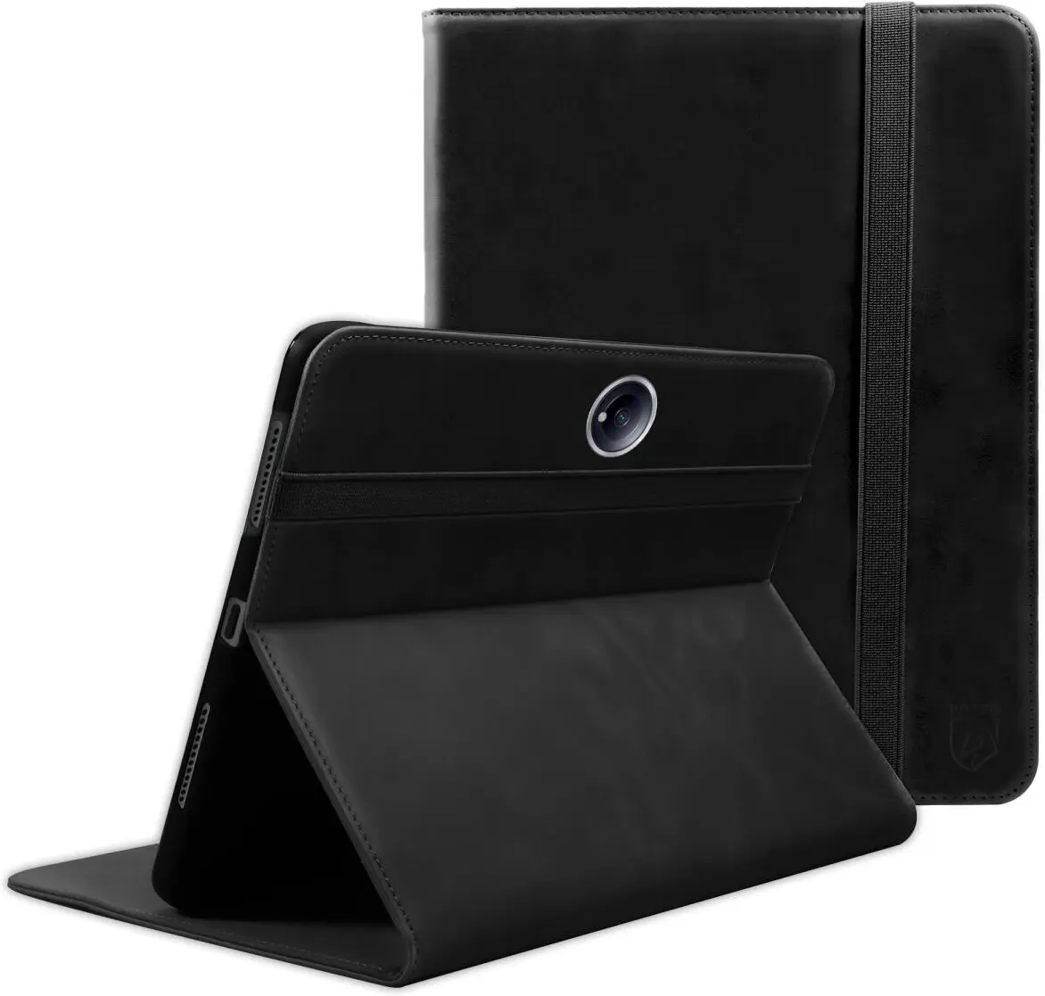 Rosso Deluxe OnePlus Pad 2 Hoes Book Case Echt Leer Zwart afbeelding 1