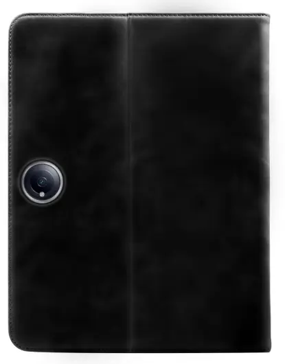 Rosso Deluxe OnePlus Pad 2 Hoes Book Case Echt Leer Zwart afbeelding 2