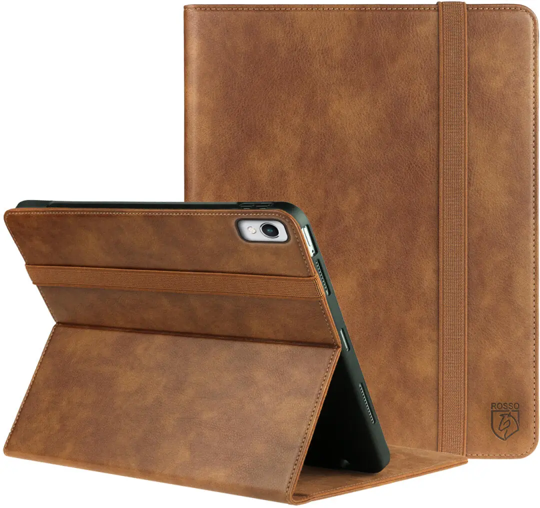 Rosso Element Apple iPad Air 10.5 (2019) Hoes Book Case Bruin afbeelding 1