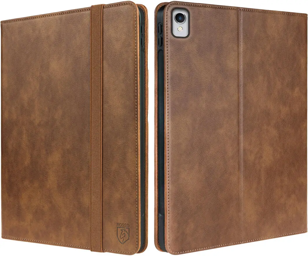 Rosso Element Apple iPad Air 10.5 (2019) Hoes Book Case Bruin afbeelding 2