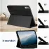 Rosso Element Apple iPad Air 10.5 (2019) Hoes Book Case Zwart afbeelding 4