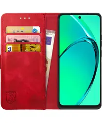 Rosso Element Oppo A60 5G / A40 / A40m Hoesje Book Case Wallet Rood