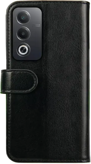 Rosso Element Oppo A80 Hoesje Book Case Wallet Zwart afbeelding 2