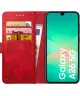 Rosso Element Samsung Galaxy A26 Hoesje Book Case Wallet Rood