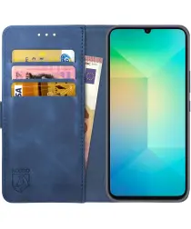 Rosso Element Samsung Galaxy A06 Hoesje Book Case Wallet Blauw afbeelding