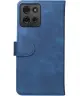 Rosso Element Motorola Moto G75 Hoesje Book Case Wallet Blauw