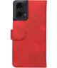 Rosso Element Motorola Moto G35 Hoesje Book Case Wallet Rood