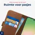 Rosso Deluxe Samsung Galaxy A56 Hoesje Echt Leer Book Case Bruin afbeelding 5