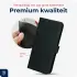 Rosso Deluxe Samsung Galaxy A56 Hoesje Echt Leer Book Case Zwart afbeelding 4