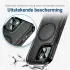 Apple iPhone 14 Hoesje Dual-Layer Hybride Back Cover met MagSafe Zwart afbeelding 2