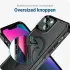 Apple iPhone 14 Hoesje Dual-Layer Hybride Back Cover met MagSafe Zwart afbeelding 3