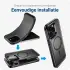 Apple iPhone 15 Hoesje Dual-Layer Hybride Back Cover met MagSafe Zwart afbeelding 7