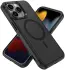 Apple iPhone 15 Pro Max Hoesje Dual-Layer Hybride Back Cover met MagSafe Zwart afbeelding 1