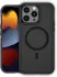 Apple iPhone 15 Pro Max Hoesje Dual-Layer Hybride Back Cover met MagSafe Zwart afbeelding 8