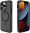 Apple iPhone 15 Pro Max Hoesje Dual-Layer Hybride Back Cover met MagSafe Zwart afbeelding 10