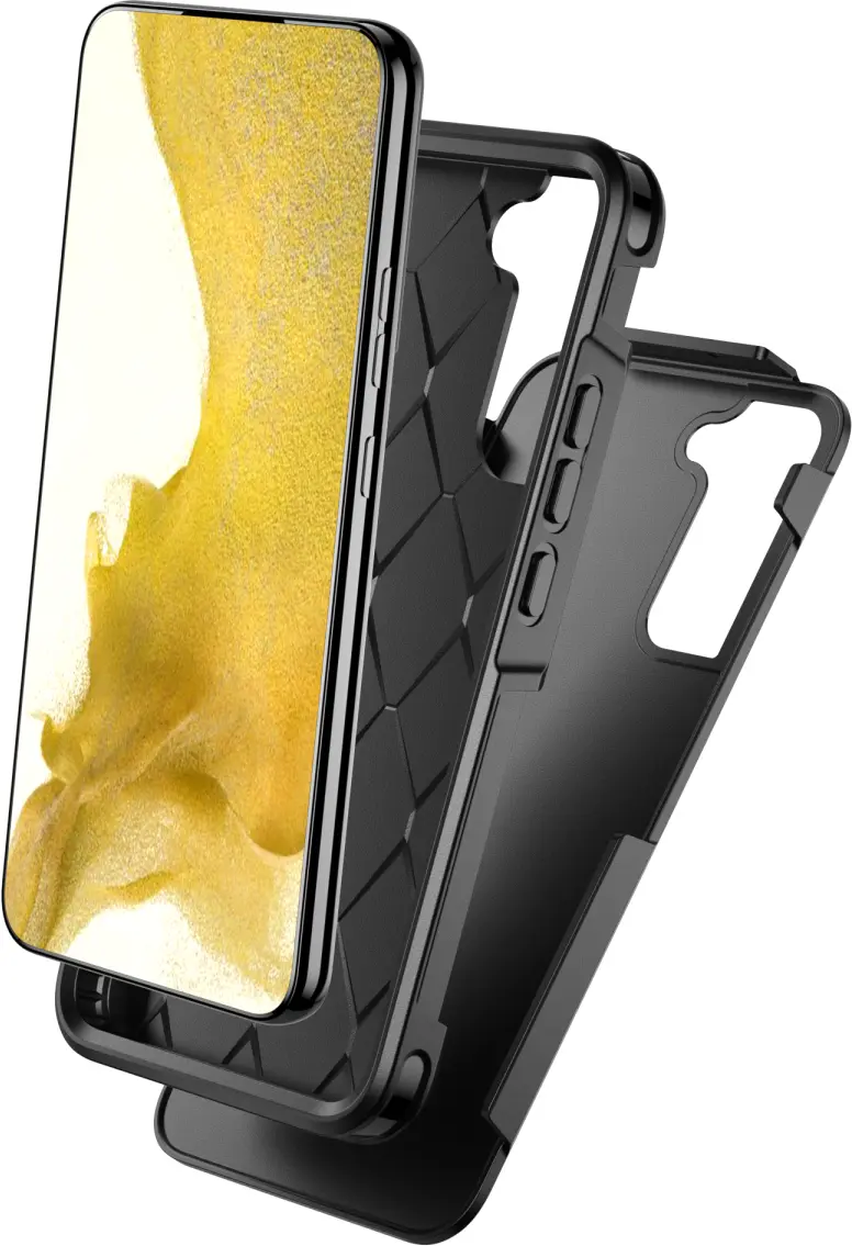Samsung Galaxy S22 Plus Hoesje Dual-Layer Hybride Back Cover met MagSafe Zwart afbeelding 8