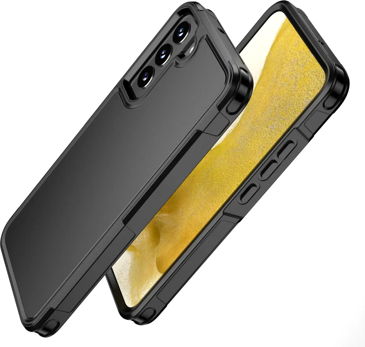 Samsung Galaxy S22 Plus Hoesje Dual-Layer Hybride Back Cover met MagSafe Zwart afbeelding 9