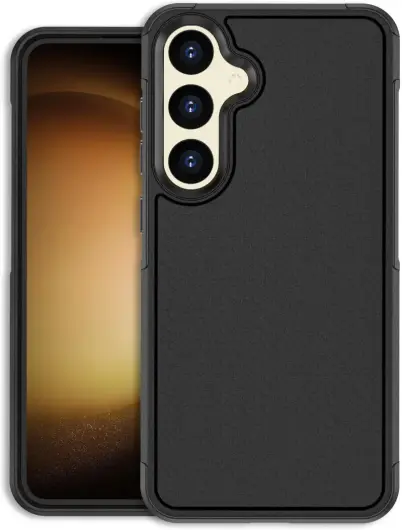 Samsung Galaxy S24 Plus Hoesje Dual-Layer Hybride Back Cover met MagSafe Zwart afbeelding 6