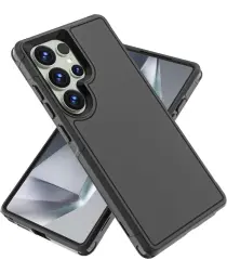Samsung Galaxy S25 Ultra Hoesje Dual-Layer Back Cover met MagSafe / Qi2 Zwart afbeelding