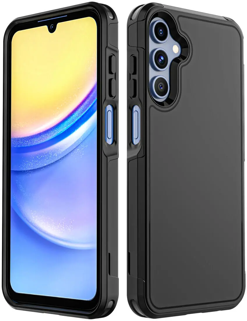 Samsung Galaxy A15 Hoesje Dual-Layer Hybride Back Cover met MagSafe Zwart afbeelding 8
