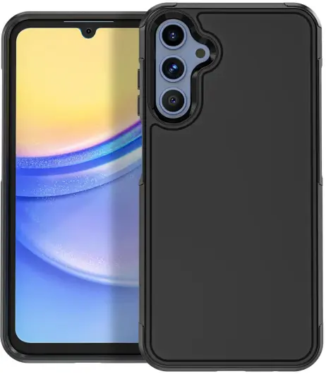 Samsung Galaxy A15 Hoesje Dual-Layer Hybride Back Cover met MagSafe Zwart afbeelding 7