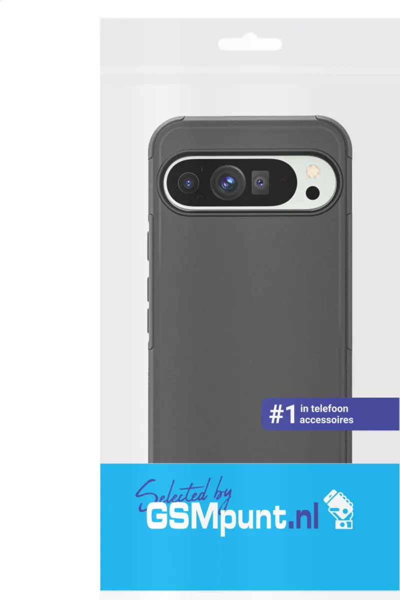 Google Pixel 9 Pro XL Hoesje Dual-Layer Hybride Back Cover met MagSafe Zwart afbeelding 10
