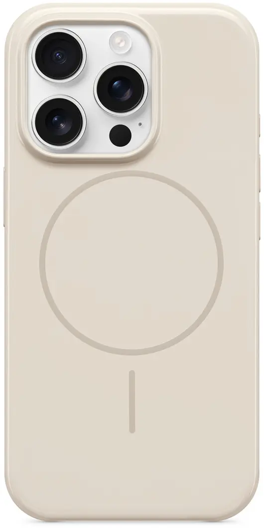 Origineel Beats Apple iPhone 16 Pro Hoesje MagSafe Hard Case Beige afbeelding 1
