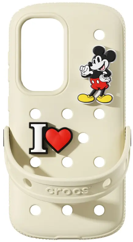 Origineel Samsung Galaxy S25 Hoesje Crocs Case Bone Beige afbeelding 1