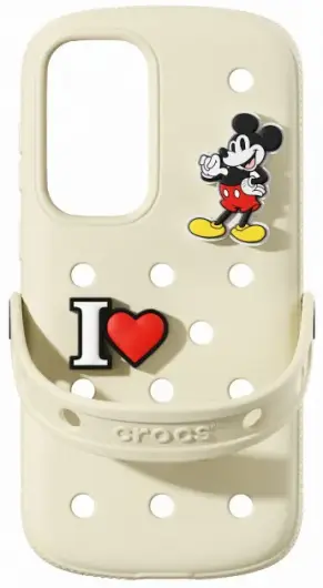 Origineel Samsung Galaxy S25 Plus Hoesje Crocs Case Bone Beige afbeelding 1