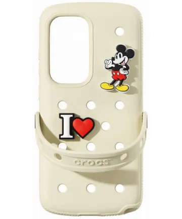 Origineel Samsung Galaxy S25 Ultra Hoesje Crocs Case Bone Beige Hoesjes