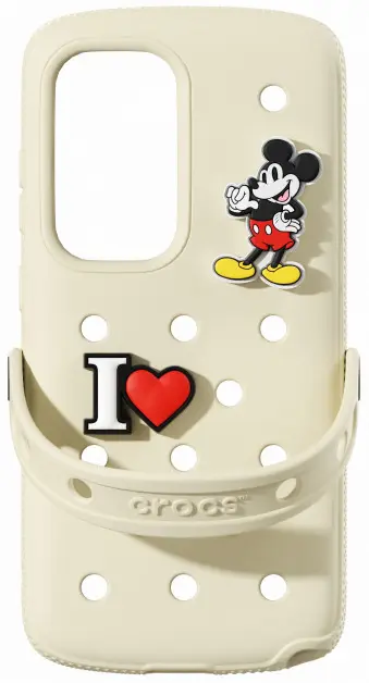 Origineel Samsung Galaxy S25 Ultra Hoesje Crocs Case Bone Beige afbeelding 1