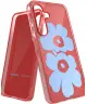 Origineel Samsung Galaxy S25 Hoesje Unikko Hybrid Case Blauw/Rood