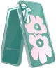 Origineel Samsung Galaxy S25 Hoesje Unikko Hybrid Case Groen/Roze