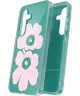 Origineel Samsung Galaxy S25 Hoesje Unikko Hybrid Case Groen/Roze